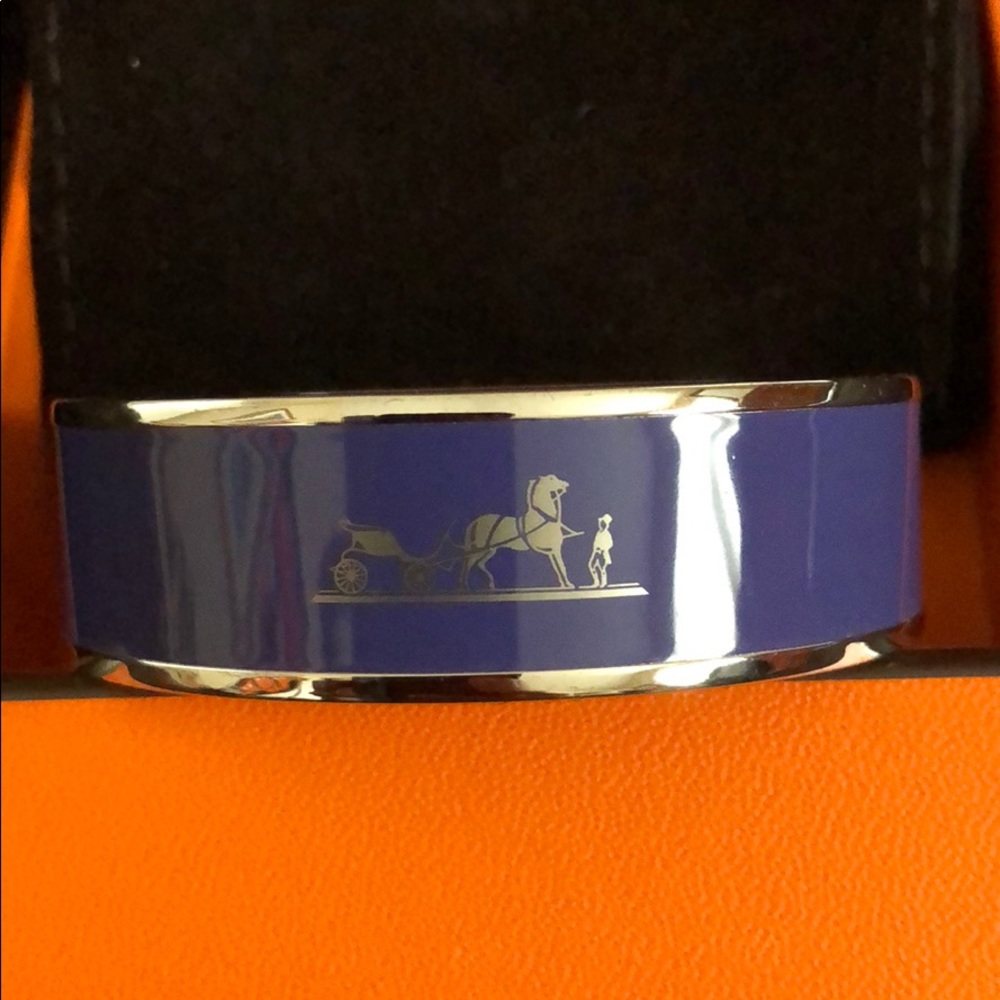 Hermes Caleche Enamel Wide Bracelet. “New” - image 2